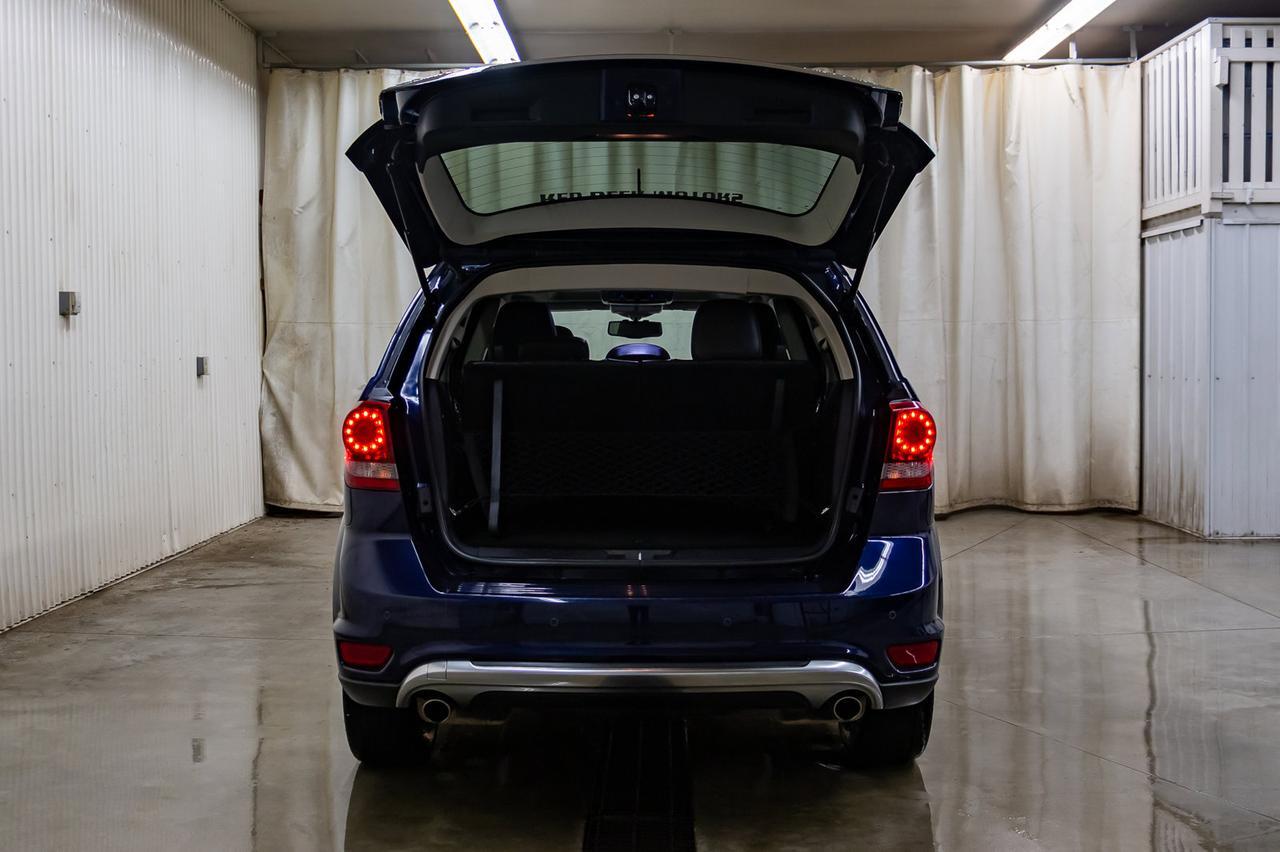 2018 Dodge Journey AWD Crossroad 3rd Row Leather Roof Nav DVD Red Deer AB