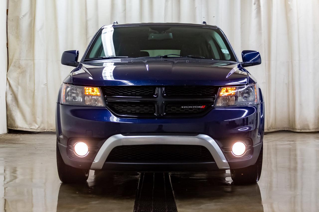 2018 Dodge Journey AWD Crossroad 3rd Row Leather Roof Nav DVD Red Deer AB