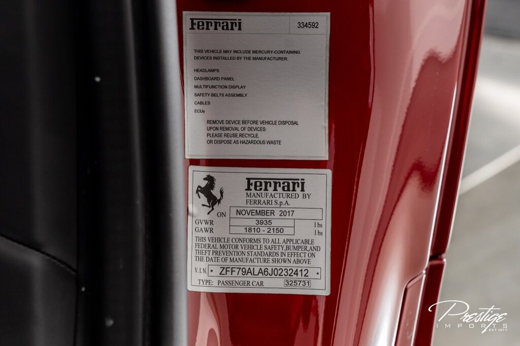 2018 Ferrari 488 GTB North Miami Beach FL