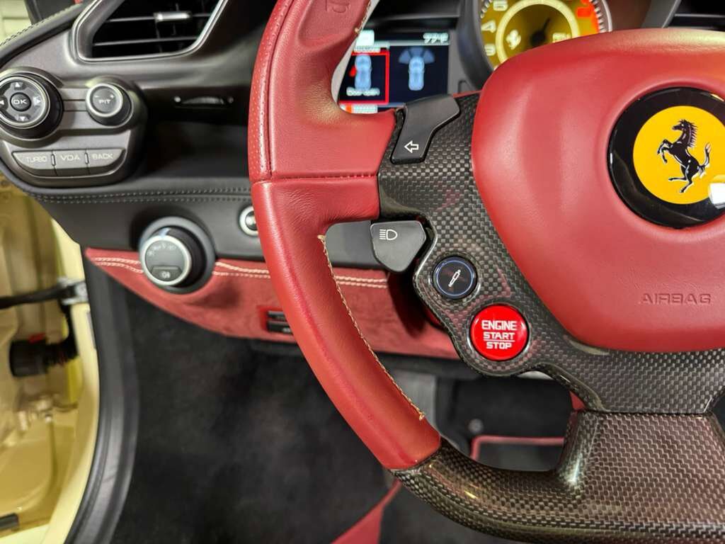 2018 Ferrari 488 GTB Avorio paint, Bordeaux interior, Daytona racing seats, JBL Professional audio AND MUCH MORE!! Fort Lauderdale FL