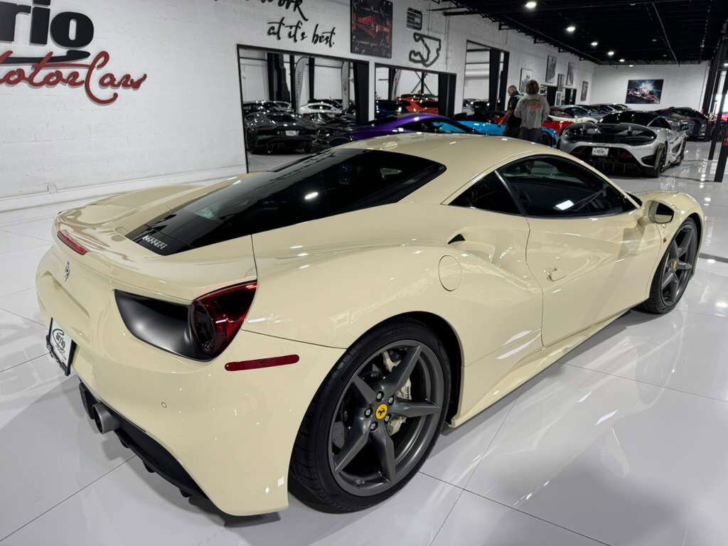 2018 Ferrari 488 GTB Avorio paint, Bordeaux interior, Daytona racing seats, JBL Professional audio AND MUCH MORE!! Fort Lauderdale FL