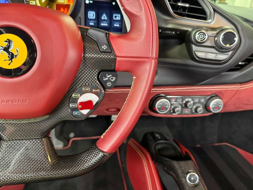 2018 Ferrari 488 GTB Avorio paint, Bordeaux interior, Daytona racing seats, JBL Professional audio AND MUCH MORE!! Fort Lauderdale FL