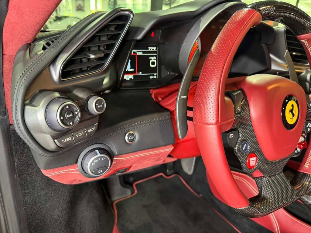2018 Ferrari 488 GTB Avorio paint, Bordeaux interior, Daytona racing seats, JBL Professional audio AND MUCH MORE!! Fort Lauderdale FL
