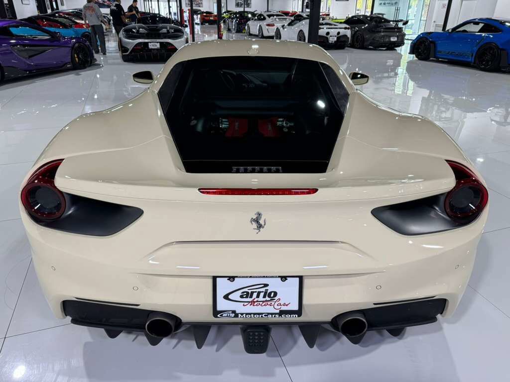 2018 Ferrari 488 GTB Avorio paint, Bordeaux interior, Daytona racing seats, JBL Professional audio AND MUCH MORE!! Fort Lauderdale FL