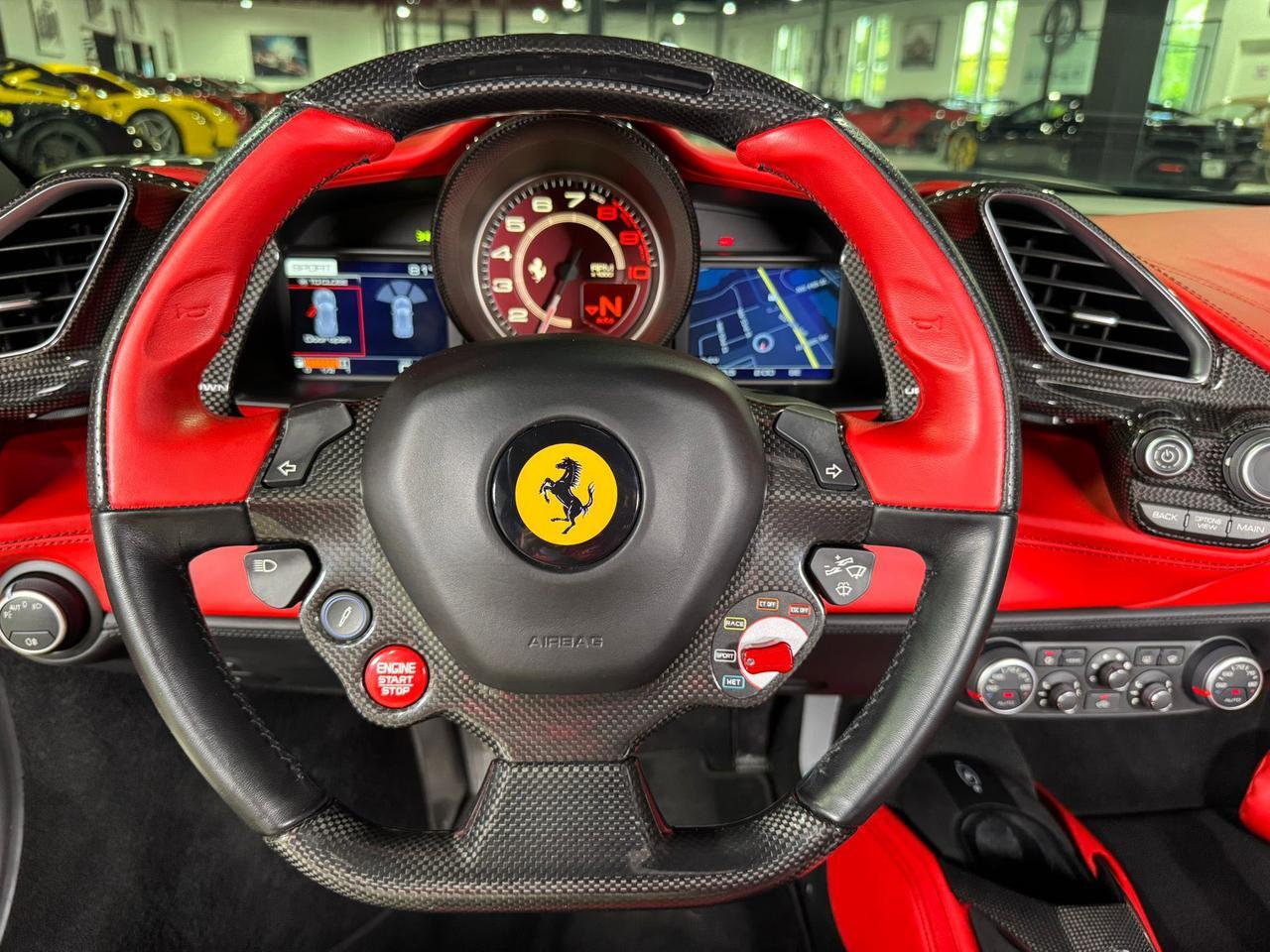 2018 Ferrari 488 GTB Extra-Range paint, extra-range interior, front lifter, daytona seats, sport exhaust AND MUCH MORE!!! Fort Lauderdale FL