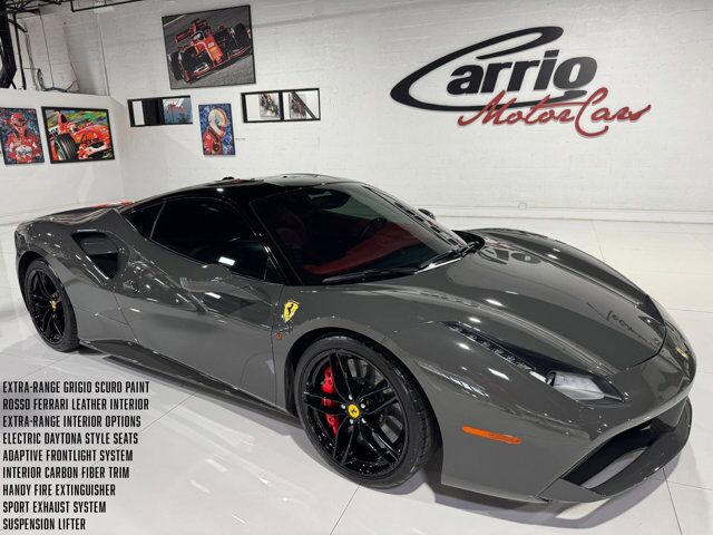 2018 Ferrari 488 GTB Extra-Range paint, extra-range interior, front lifter, daytona seats, sport exhaust AND MUCH MORE!!! Fort Lauderdale FL