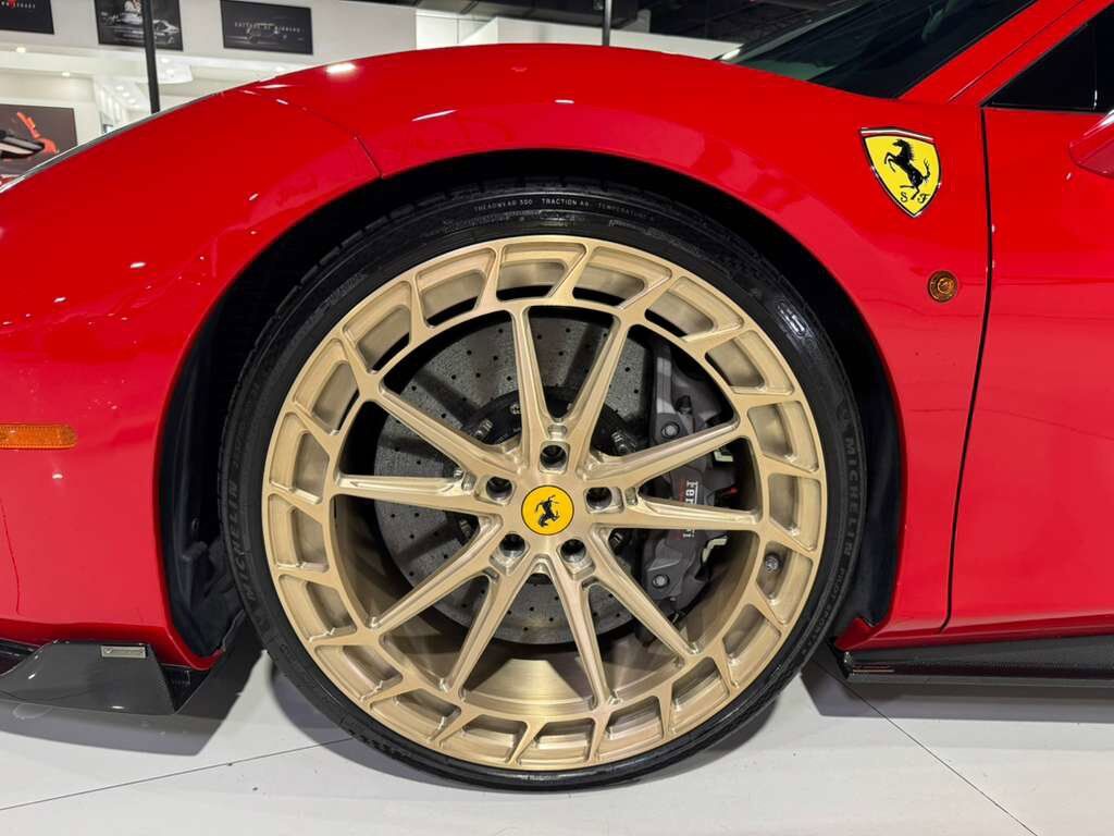 2018 Ferrari 488 GTB Rosso Corsa paint, front lifter, sport exhaust, Goldrake racing seats, carbon galore AND MORE!! Fort Lauderdale FL