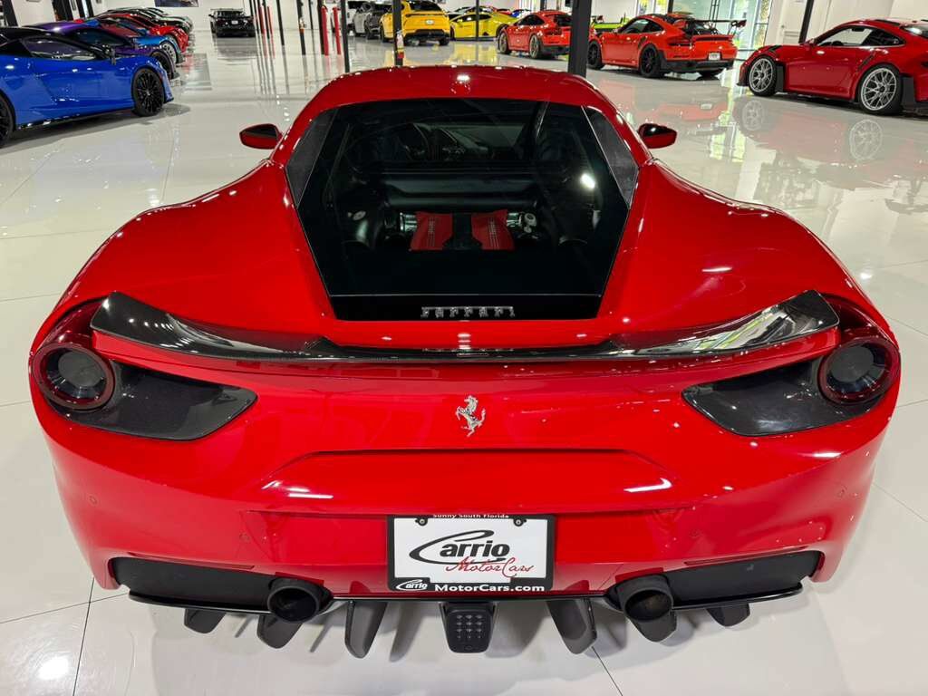 2018 Ferrari 488 GTB Rosso Corsa paint, front lifter, sport exhaust, Goldrake racing seats, carbon galore AND MORE!! Fort Lauderdale FL