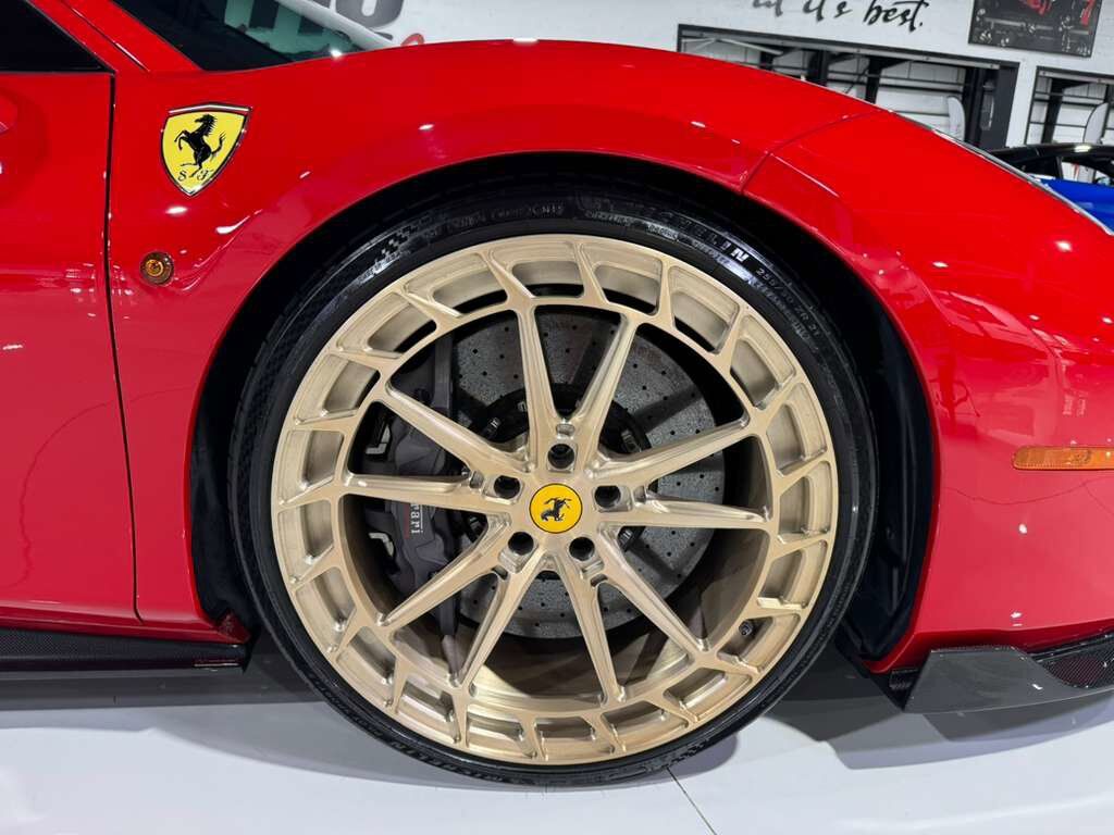 2018 Ferrari 488 GTB Rosso Corsa paint, front lifter, sport exhaust, Goldrake racing seats, carbon galore AND MORE!! Fort Lauderdale FL