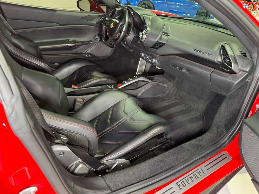 2018 Ferrari 488 GTB Rosso Corsa paint, front lifter, sport exhaust, Goldrake racing seats, carbon galore AND MORE!! Fort Lauderdale FL