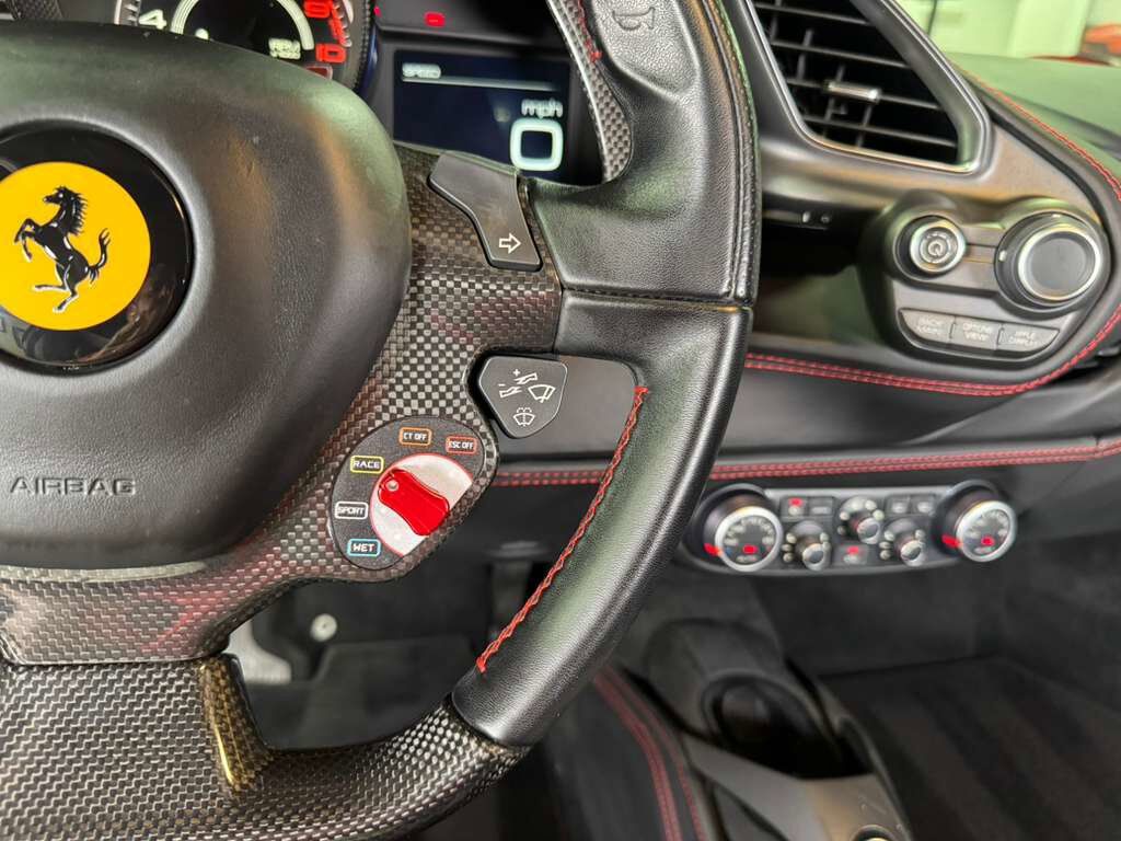 2018 Ferrari 488 GTB Rosso Corsa paint, front lifter, sport exhaust, Goldrake racing seats, carbon galore AND MORE!! Fort Lauderdale FL