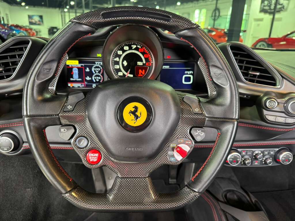 2018 Ferrari 488 GTB Rosso Corsa paint, front lifter, sport exhaust, Goldrake racing seats, carbon galore AND MORE!! Fort Lauderdale FL