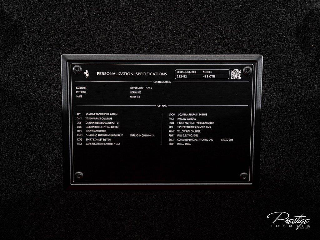 2018 Ferrari 488 Gtb Coupe North Miami Beach FL