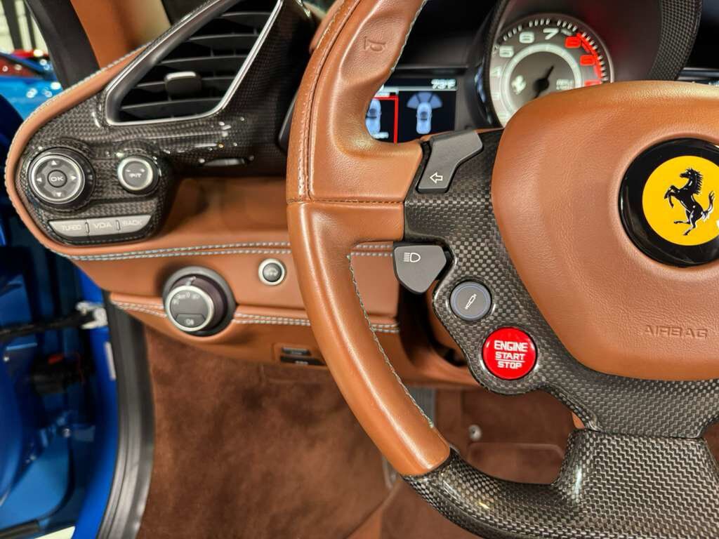 2018 Ferrari 488 Spider Atelier build! Blu Corsa Opaco paint,Terra Bruciata interior,JBL audio,carbon galore AND MUCH MORE!! Fort Lauderdale FL