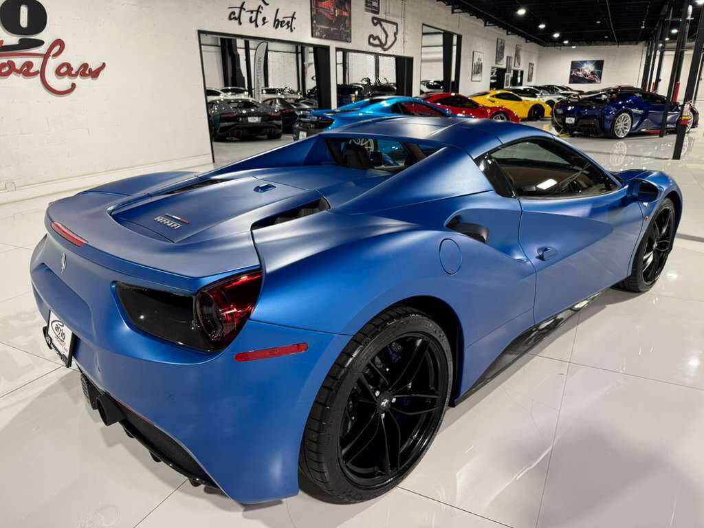2018 Ferrari 488 Spider Atelier build! Blu Corsa Opaco paint,Terra Bruciata interior,JBL audio,carbon galore AND MUCH MORE!! Fort Lauderdale FL