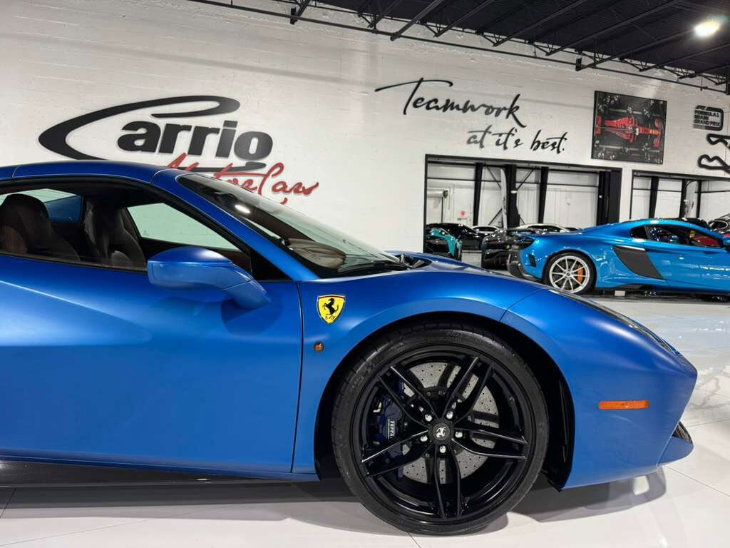 2018 Ferrari 488 Spider Atelier build! Blu Corsa Opaco paint,Terra Bruciata interior,JBL audio,carbon galore AND MUCH MORE!! Fort Lauderdale FL