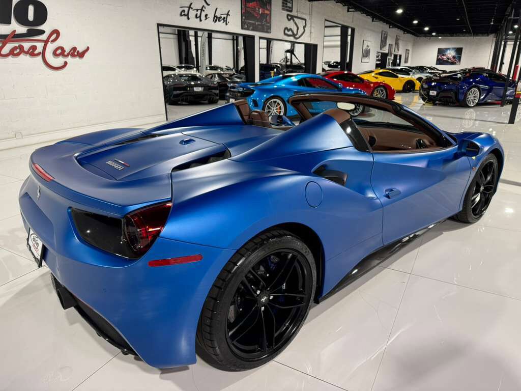 2018 Ferrari 488 Spider Atelier build! Blu Corsa Opaco paint,Terra Bruciata interior,JBL audio,carbon galore AND MUCH MORE!! Fort Lauderdale FL