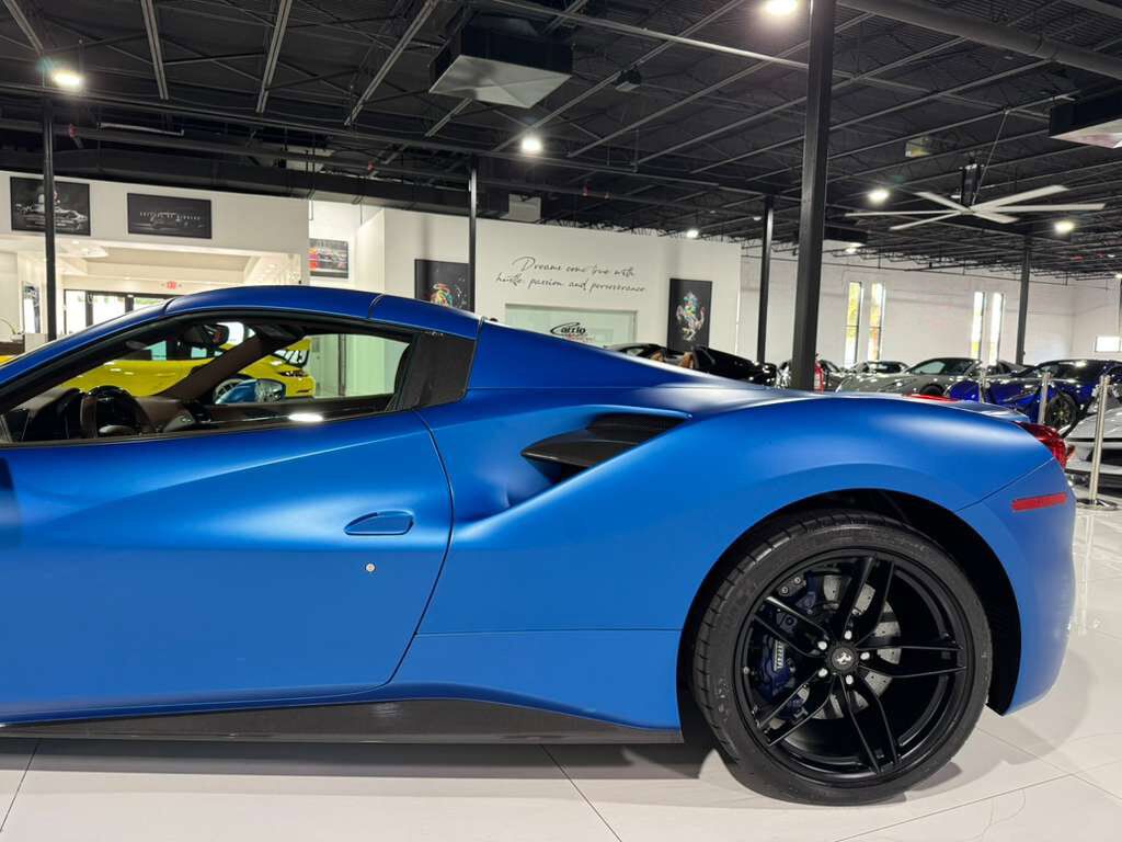 2018 Ferrari 488 Spider Atelier build! Blu Corsa Opaco paint,Terra Bruciata interior,JBL audio,carbon galore AND MUCH MORE!! Fort Lauderdale FL