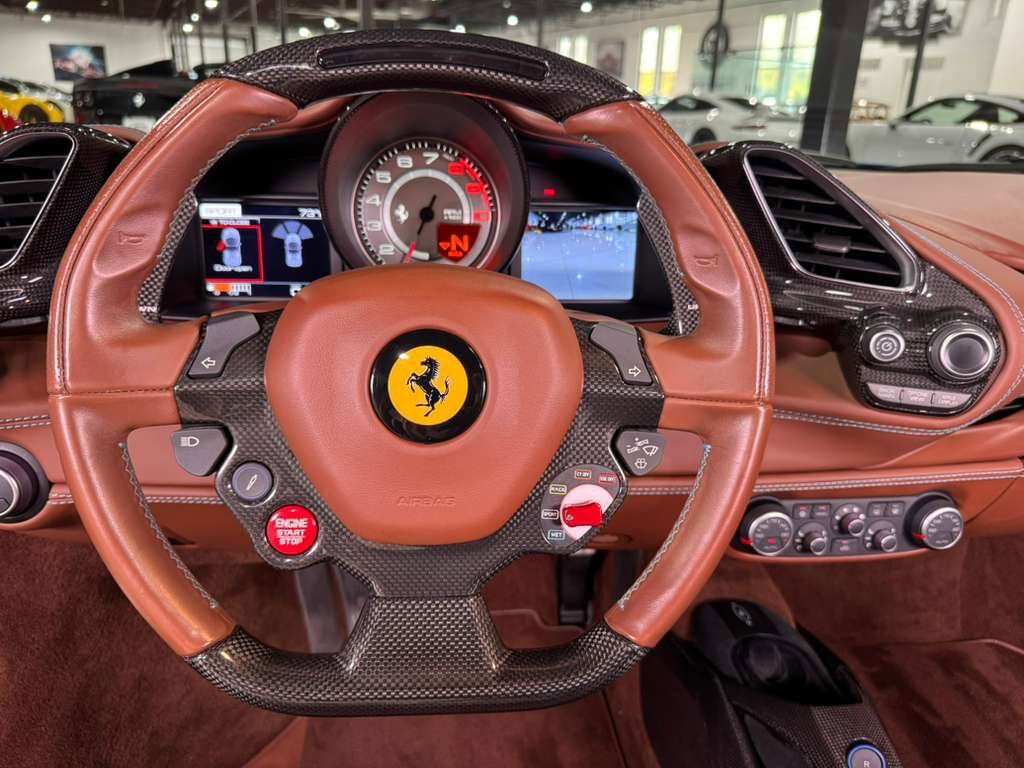 2018 Ferrari 488 Spider Atelier build! Blu Corsa Opaco paint,Terra Bruciata interior,JBL audio,carbon galore AND MUCH MORE!! Fort Lauderdale FL