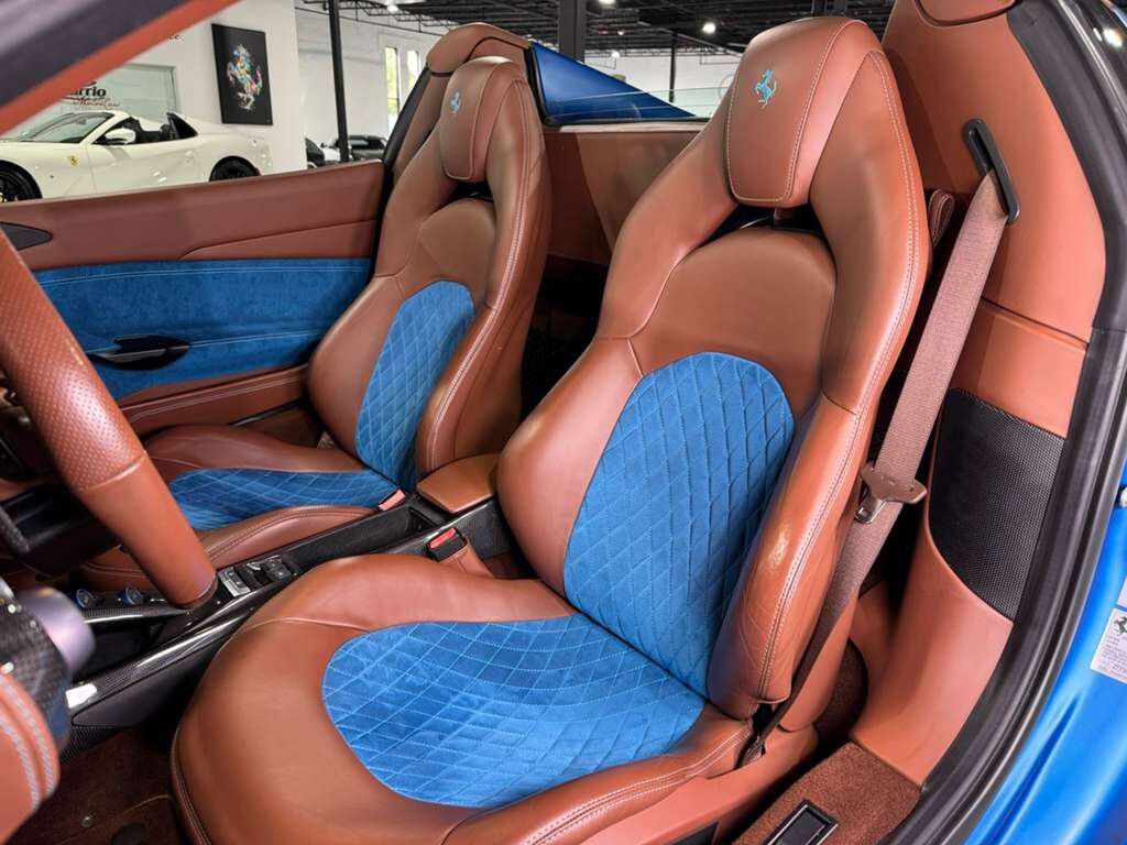 2018 Ferrari 488 Spider Atelier build! Blu Corsa Opaco paint,Terra Bruciata interior,JBL audio,carbon galore AND MUCH MORE!! Fort Lauderdale FL