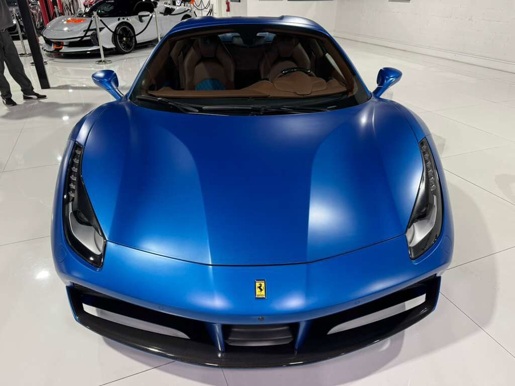 2018 Ferrari 488 Spider Atelier build! Blu Corsa Opaco paint,Terra Bruciata interior,JBL audio,carbon galore AND MUCH MORE!! Fort Lauderdale FL