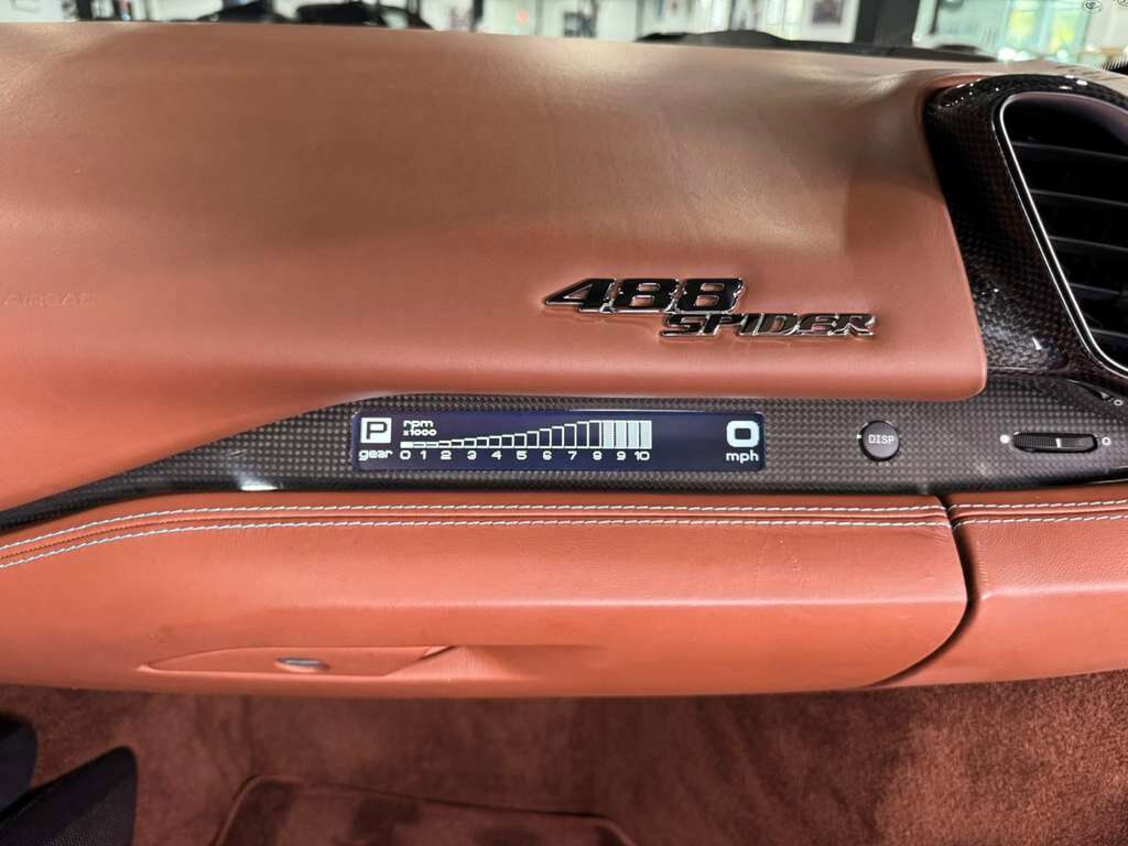 2018 Ferrari 488 Spider Atelier build! Blu Corsa Opaco paint,Terra Bruciata interior,JBL audio,carbon galore AND MUCH MORE!! Fort Lauderdale FL