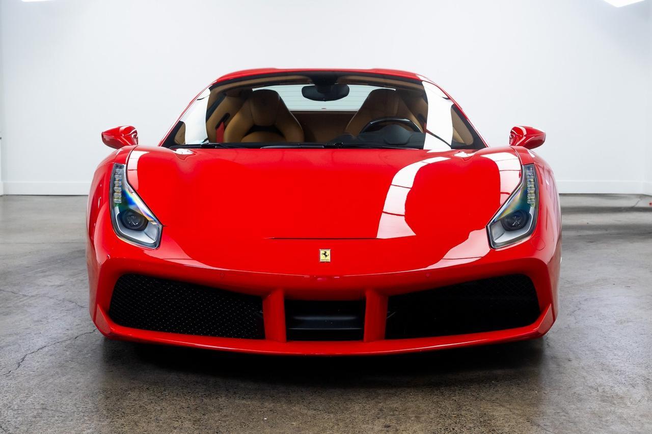 2018 Ferrari 488 Spider Rossa Corsa Brake Cailpers Sport Bucket Seats JBL Portland OR