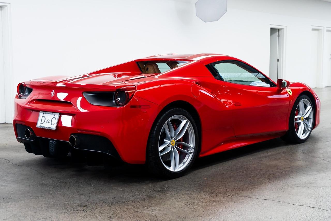 2018 Ferrari 488 Spider Rossa Corsa Brake Cailpers Sport Bucket Seats JBL Portland OR