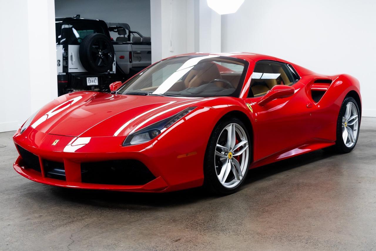 2018 Ferrari 488 Spider Rossa Corsa Brake Cailpers Sport Bucket Seats JBL Portland OR