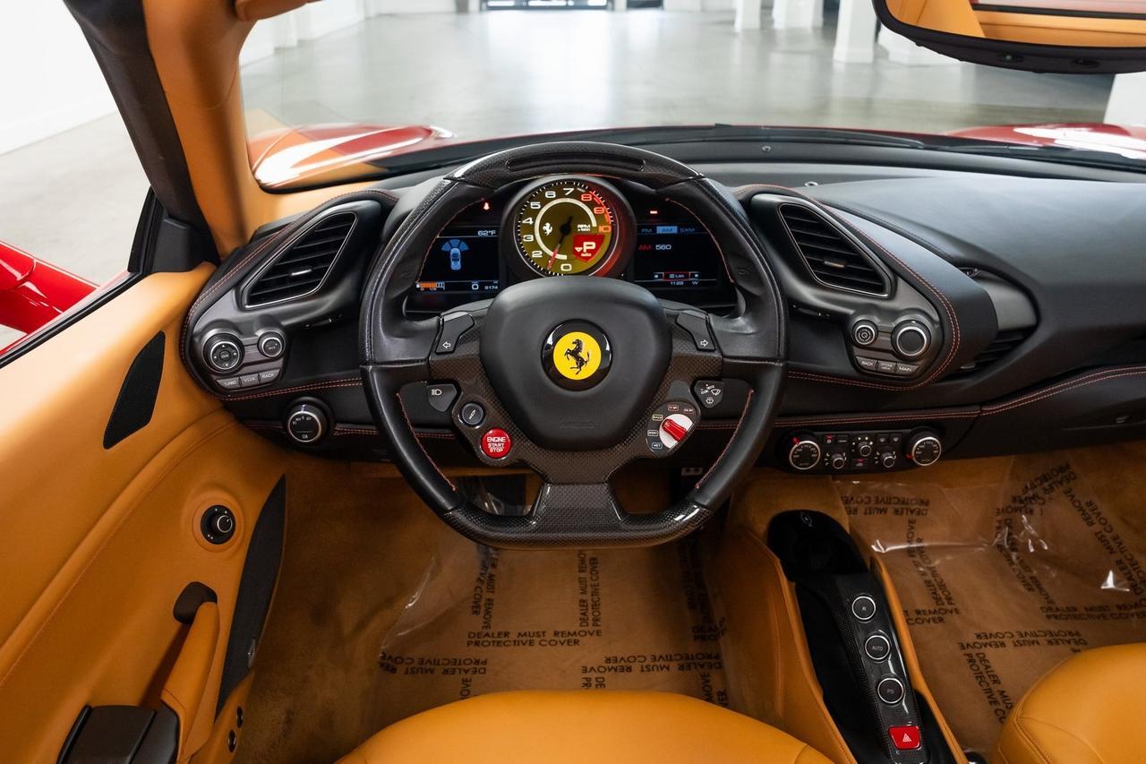 2018 Ferrari 488 Spider Rossa Corsa Brake Cailpers Sport Bucket Seats JBL Portland OR