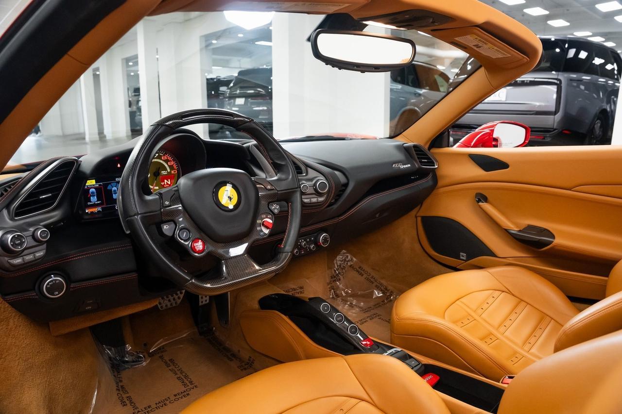 2018 Ferrari 488 Spider Rossa Corsa Brake Cailpers Sport Bucket Seats JBL Portland OR