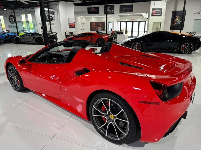 2018 Ferrari 488 Spider Rosso Scuderia paint/calipers, JBL Professional audio, Goldrake seats w/ lifter & MUCH MORE! Fort Lauderdale FL