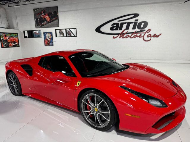 2018 Ferrari 488 Spider Rosso Scuderia paint/calipers, JBL Professional audio, Goldrake seats w/ lifter & MUCH MORE! Fort Lauderdale FL