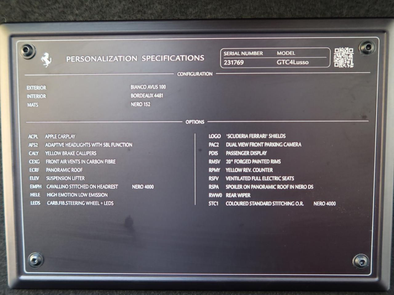 2018 Ferrari GTC4Lusso V12 Only 4k Miles 1-Owner Highly Optioned Scottsdale AZ