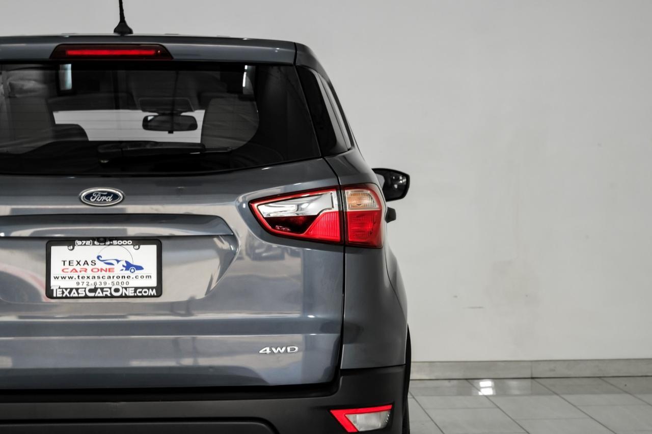 2018 Ford EcoSport S 4WD AUTOMATIC REAR CAMERA BLUETOOTH CRUISE CONTROL ALLOY WHEEL Carrollton TX