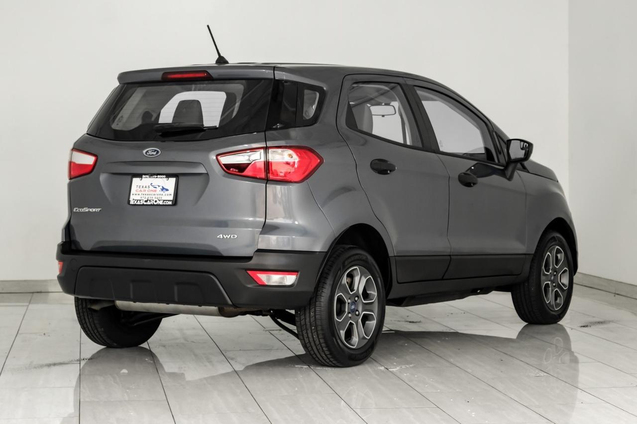 2018 Ford EcoSport S 4WD AUTOMATIC REAR CAMERA BLUETOOTH CRUISE CONTROL ALLOY WHEEL Carrollton TX