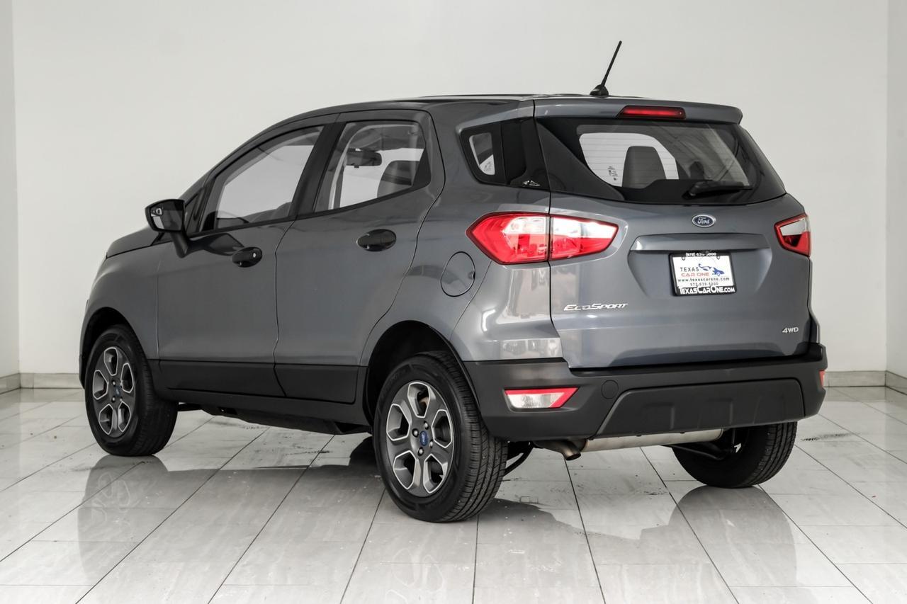 2018 Ford EcoSport S 4WD AUTOMATIC REAR CAMERA BLUETOOTH CRUISE CONTROL ALLOY WHEEL Carrollton TX