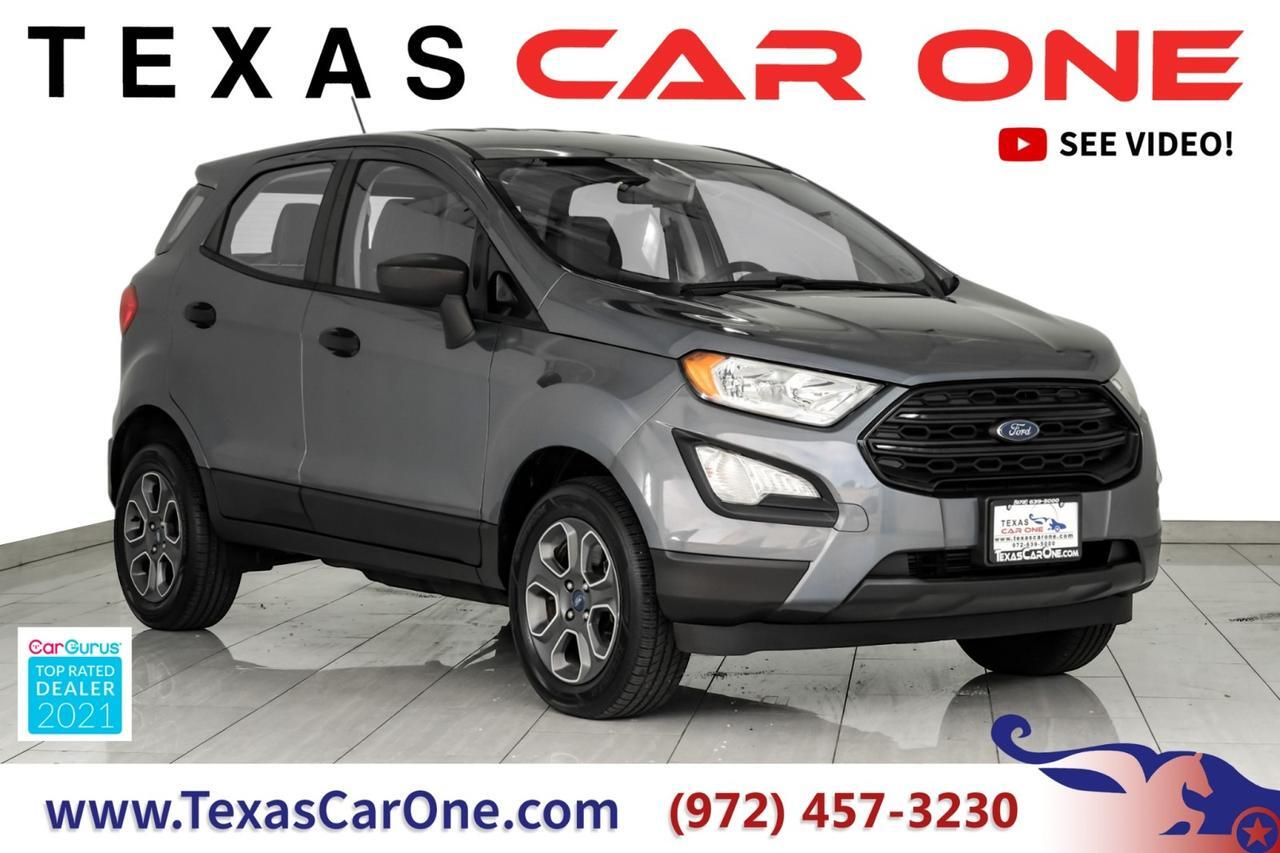 2018 Ford EcoSport S 4WD AUTOMATIC REAR CAMERA BLUETOOTH CRUISE CONTROL ALLOY WHEEL
