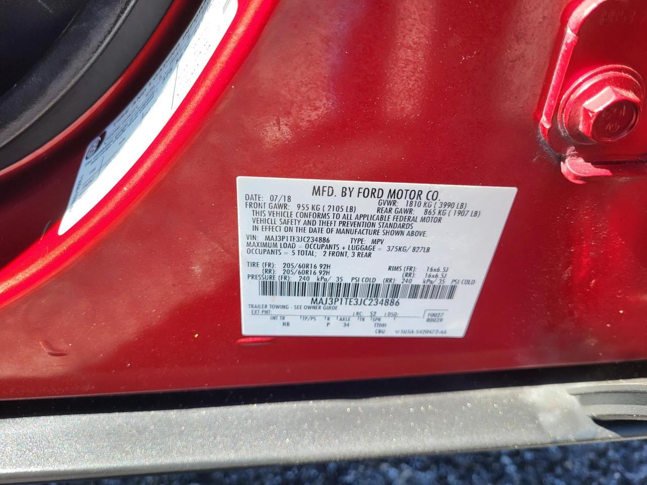 2018 Ford EcoSport SE FWD Beeville TX