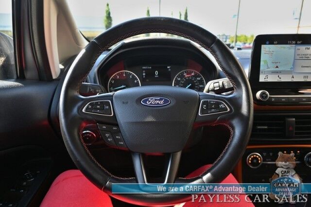 2018 Ford EcoSport SES / AWD / Cold Weather Pkg / Heated Leather Seats / Heated Steering Wheel / Sunroof / Navigation / Blind Spot Alert / Apple CarPlay & Android Auto / Back Up Cam / Aluminum Wheels / Only 59K Miles Anchorage AK