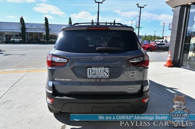 2018 Ford EcoSport SES / AWD / Cold Weather Pkg / Heated Leather Seats / Heated Steering Wheel / Sunroof / Navigation / Blind Spot Alert / Apple CarPlay & Android Auto / Back Up Cam / Aluminum Wheels / Only 59K Miles Anchorage AK