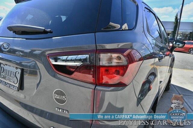 2018 Ford EcoSport SES / AWD / Cold Weather Pkg / Heated Leather Seats / Heated Steering Wheel / Sunroof / Navigation / Blind Spot Alert / Apple CarPlay & Android Auto / Back Up Cam / Aluminum Wheels / Only 59K Miles Anchorage AK