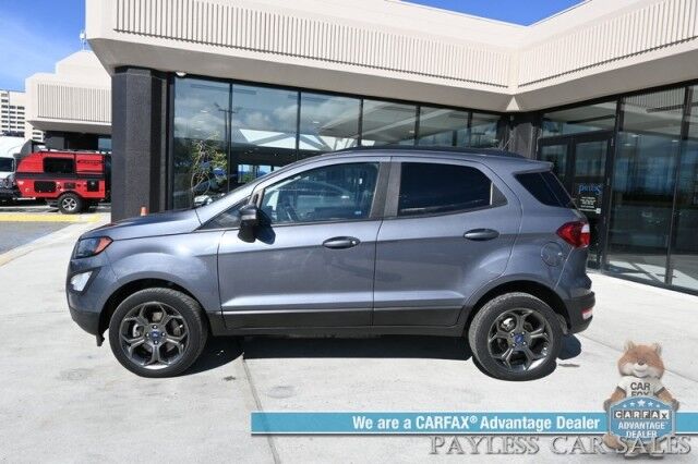 2018 Ford EcoSport SES / AWD / Cold Weather Pkg / Heated Leather Seats / Heated Steering Wheel / Sunroof / Navigation / Blind Spot Alert / Apple CarPlay & Android Auto / Back Up Cam / Aluminum Wheels / Only 59K Miles Anchorage AK