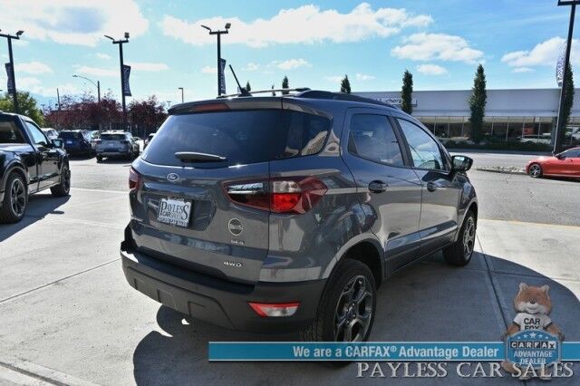 2018 Ford EcoSport SES / AWD / Cold Weather Pkg / Heated Leather Seats / Heated Steering Wheel / Sunroof / Navigation / Blind Spot Alert / Apple CarPlay & Android Auto / Back Up Cam / Aluminum Wheels / Only 59K Miles Anchorage AK