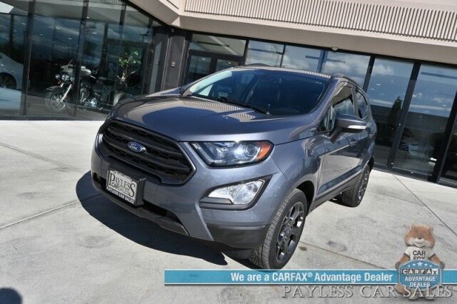 2018 Ford EcoSport SES / AWD / Cold Weather Pkg / Heated Leather Seats / Heated Steering Wheel / Sunroof / Navigation / Blind Spot Alert / Apple CarPlay & Android Auto / Back Up Cam / Aluminum Wheels / Only 59K Miles Anchorage AK