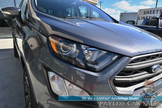 2018 Ford EcoSport SES / AWD / Cold Weather Pkg / Heated Leather Seats / Heated Steering Wheel / Sunroof / Navigation / Blind Spot Alert / Apple CarPlay & Android Auto / Back Up Cam / Aluminum Wheels / Only 59K Miles Anchorage AK