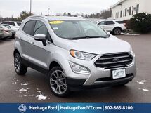 2018 Ford EcoSport Titanium South Burlington VT 2018 Ford EcoSport Titanium South Burlington VT