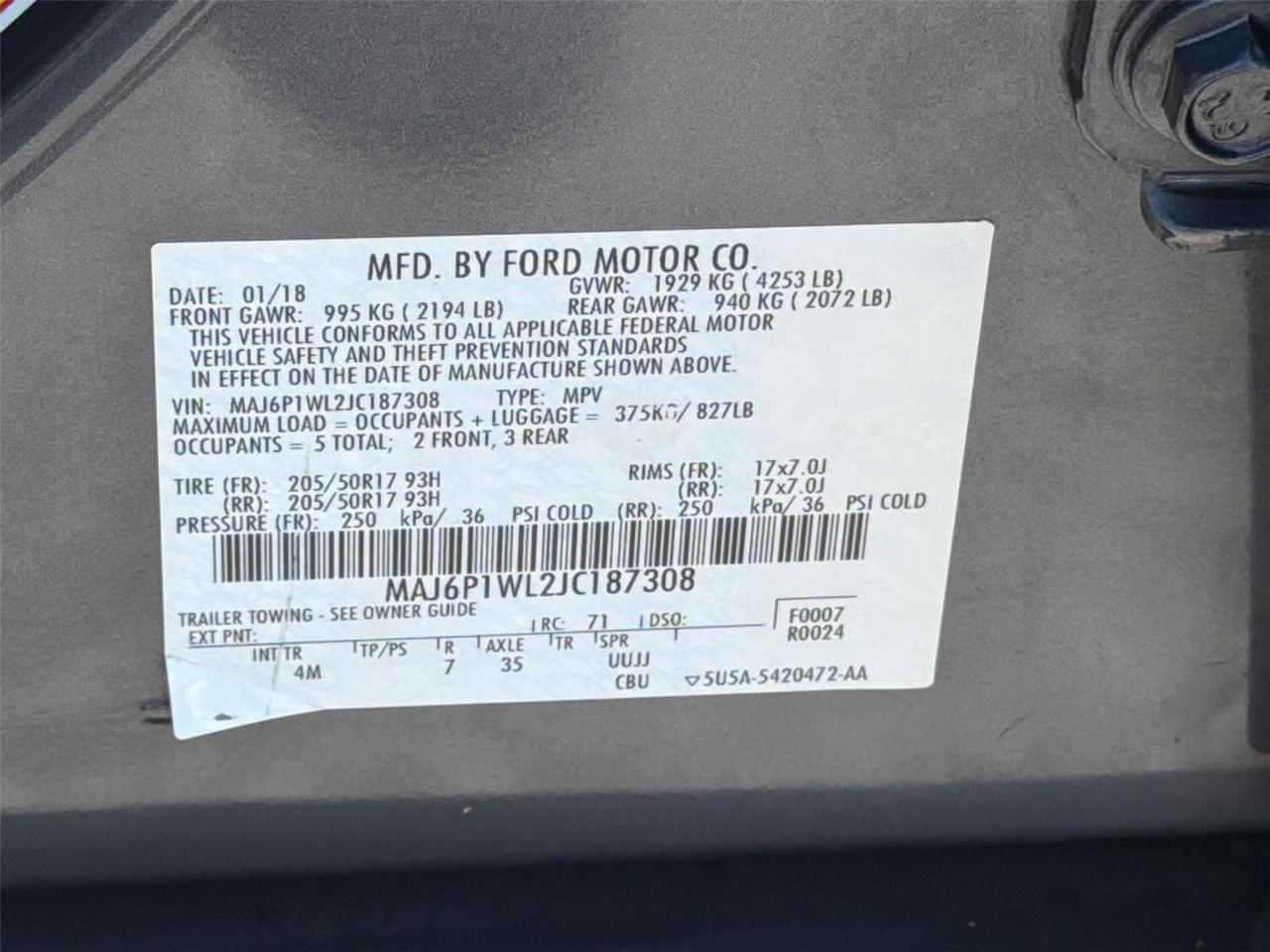 2018 Ford EcoSport Titanium Hagerstown MD
