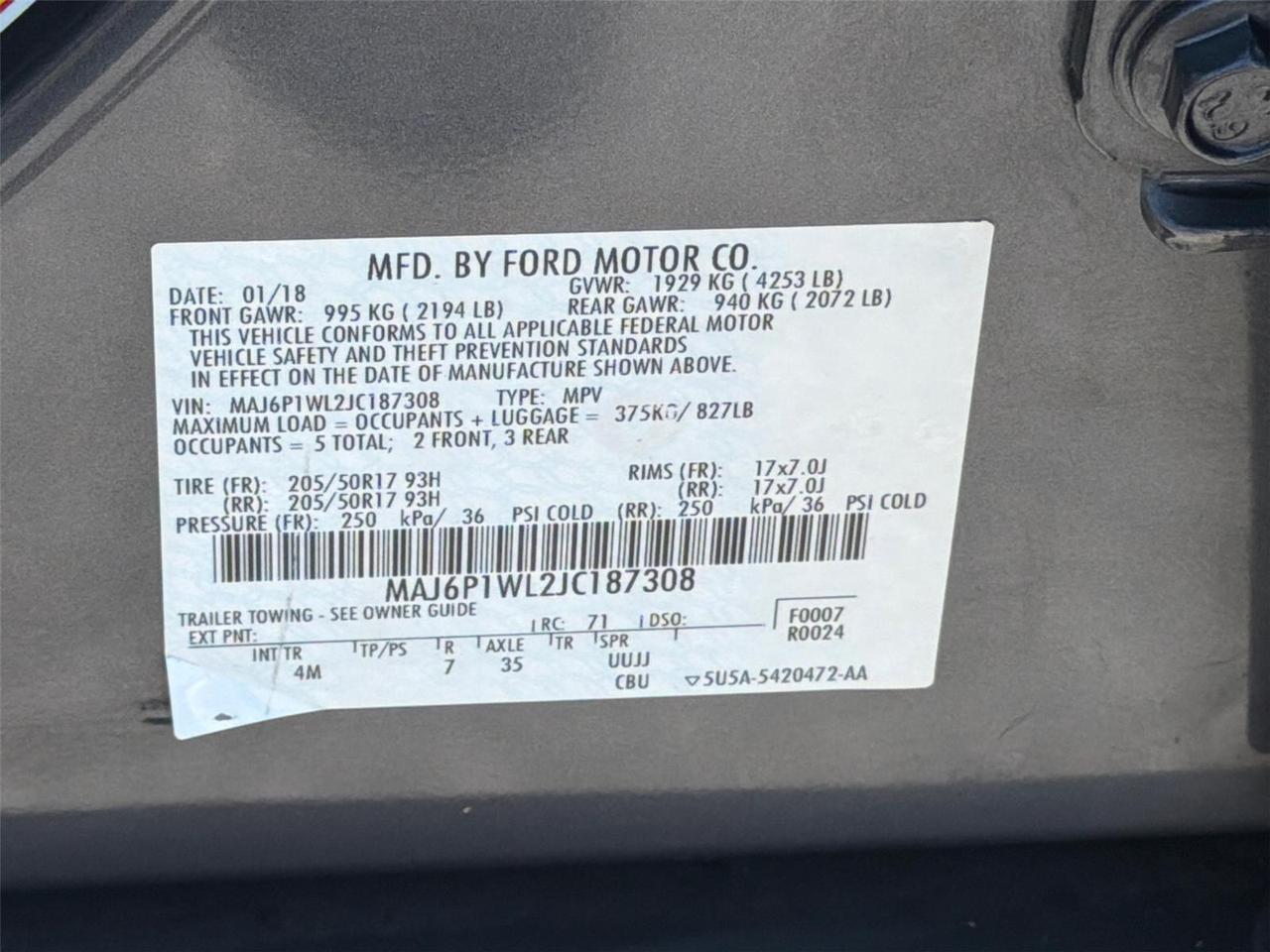 2018 Ford EcoSport Titanium Hagerstown MD