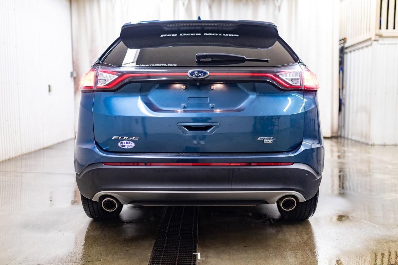 2018 Ford Edge AWD SEL PSeat BCam Red Deer AB